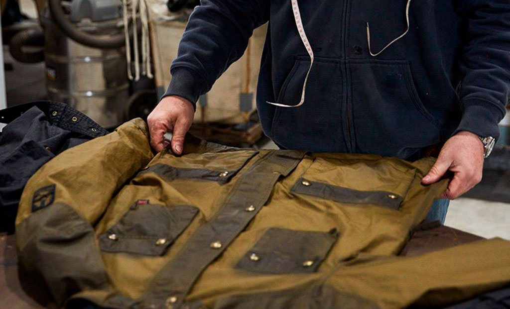 Belstaff NY grabado láser