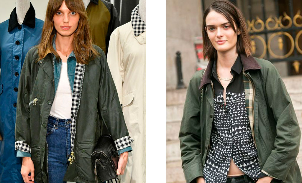 Chaqueta Barbour tendencia 2021