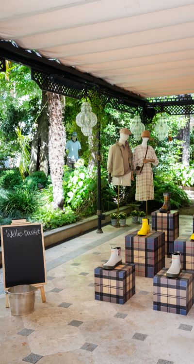 Barbour Garden Party - juego wellis basket
