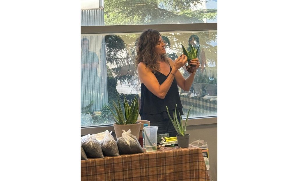 Taller de plantas en Ogoza Fashion